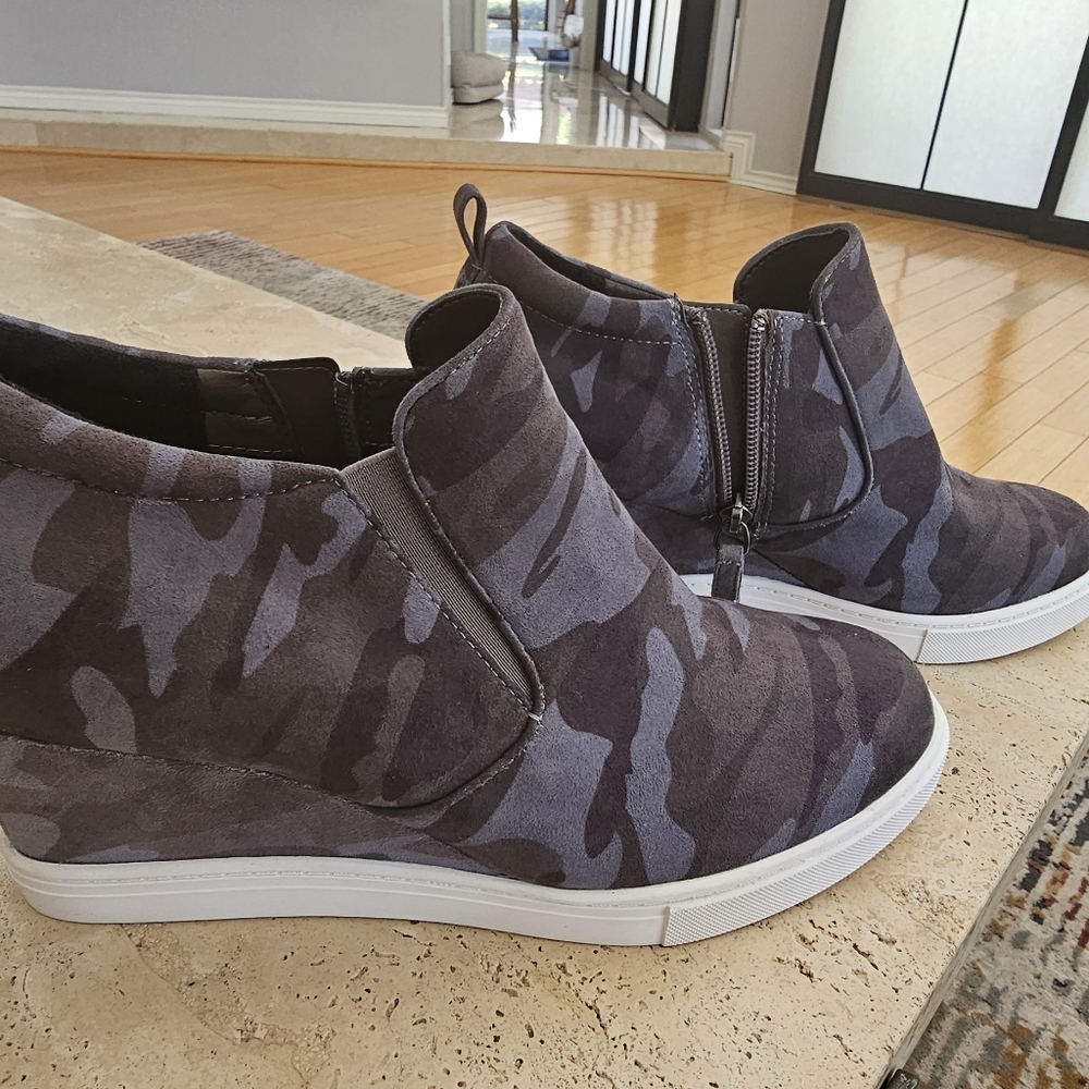 SUSINA camo zip shoes